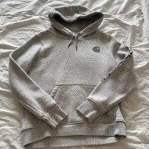Carhartt Light Gray Sweatshirt Hoodie